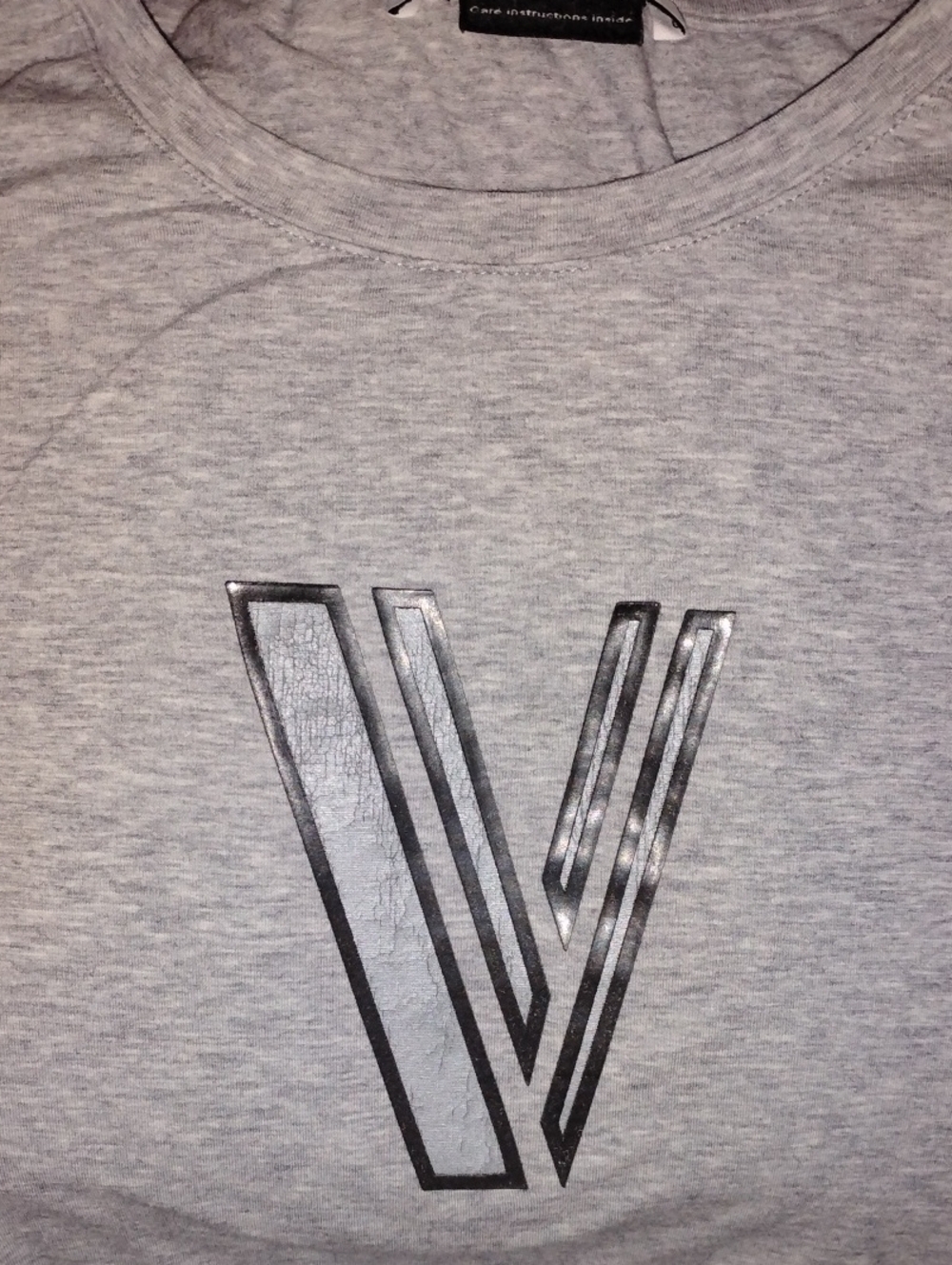 Men's Grey Graphic  T-Shirt